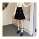 Thick umbrella skirt with small fragrance style skirt for women in winter woolen A-line versatile large size short skirt with hips covering to make them look thin
