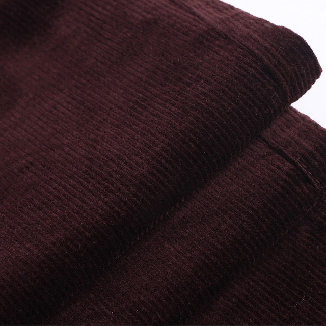 Cotton corduroy middle-aged and elderly women's pants 2025 autumn mother velvet pants large size elderly grandma pants wear outside