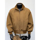 
High-end men's thin short flight jacket 2025 autumn stand collar baseball uniform windproof casual work jacket