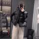 Down cotton vest women's short hooded winter 2024 new loose and high-end small vest vest vest jacket