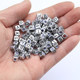5g 6x6mm square beads ancient silver English single letter retro loose beads DIY bracelet necklace mobile phone chain beading material