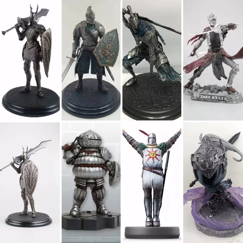 黑暗之魂3索拉尔太阳骑士法汉骑士阿尔特留斯奥斯卡结晶虫手办