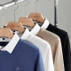 Fake two-piece sweater for men in autumn and winter, men's customized work inner layer, men's sweater top with shirt collar