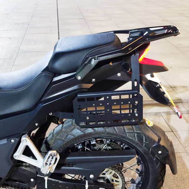 Longyangdu motorcycle modified side box bracket side package expansion rack electric vehicle side package fixed hanger plate