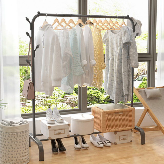 Simple wardrobe steel pipe, thick reinforcement, thick, strong, durable all -steel frame Korean creative putting clothes dormitory iron frame
