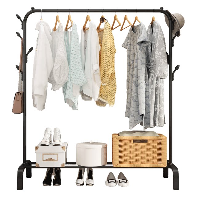 Simple wardrobe steel pipe, thick reinforcement, thick, strong, durable all -steel frame Korean creative putting clothes dormitory iron frame
