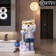2025 new high-end decorative violent bear belt starry sky lamp karaoke audio large floor-standing ornament next to the living room sofa