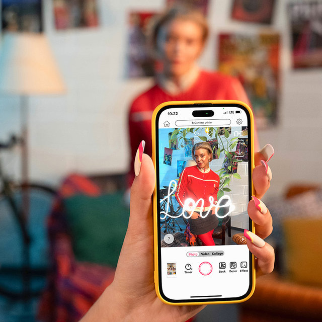 New Fuji mini Link 3rd generation upgraded mobile phone photo printer 3-inch color photo developing wireless portable model