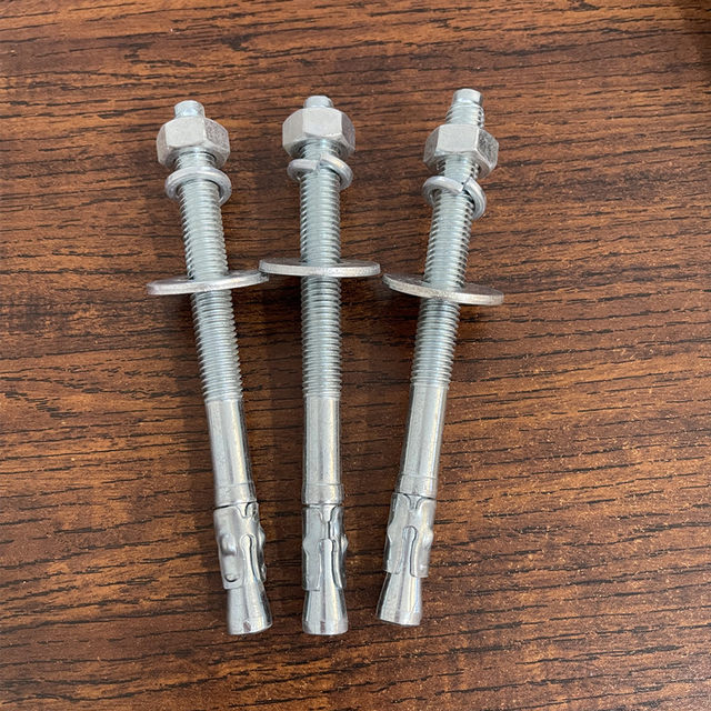 National standard car repair gecko expansion screws, elevator special expansion bolts, large flat washers and spring washers, color zinc plated