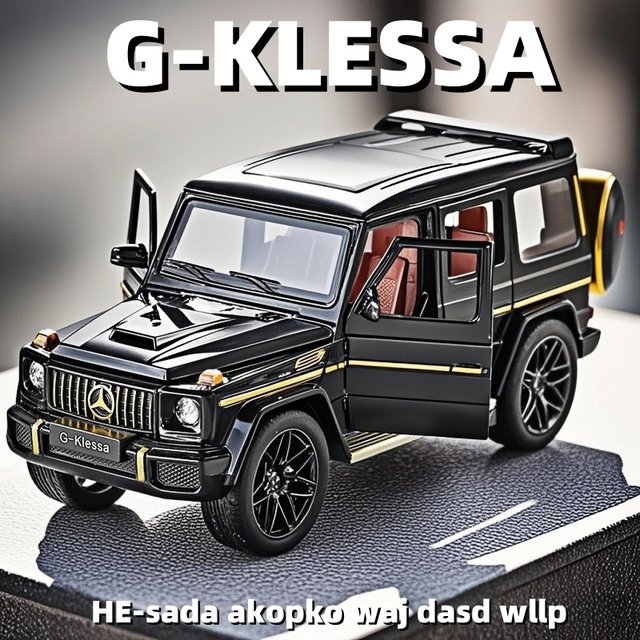 Mercedes-Benz big G car imitates the real G63 alloy car model off-road vehicle ornaments hand-made collection boys birthday gift