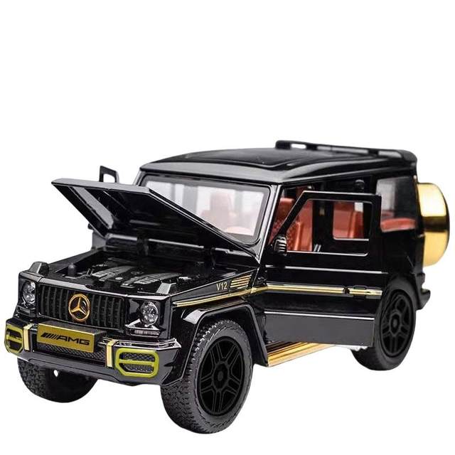 Mercedes-Benz big G car imitates the real G63 alloy car model off-road vehicle ornaments hand-made collection boys birthday gift