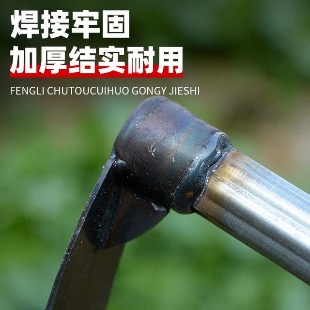 Home weeding and loosening agricultural tools for planting vegetables, farming, flowering, short steel handles, multiple small hoes, dual-purpose small hoes