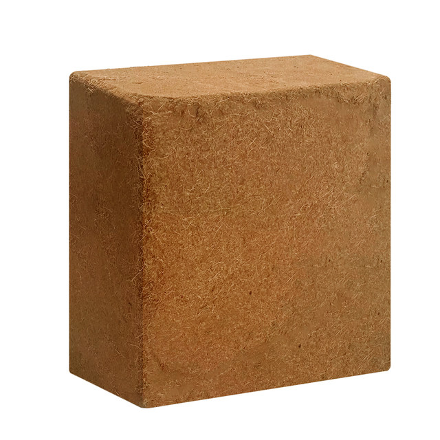 Imported coconut brick soil vegetable planting general desalinated coconut bran large coconut brick soil turtle hibernation flower planting soil
