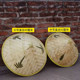 Ready supply of bamboo woven sunshade, sun protection bucket hat, large-brimmed straw hat, farmer's and men's travel rainproof hat, three-leaf hat