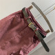Burgundy pocket work skirt for women 2025 spring mid-length high waist cover hips and make them look slimming A-line one-step skirt ins