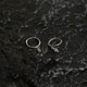 YiJian s925 sterling silver earrings for men, exquisite small pendants, single earrings for women, compact design, high street versatile style
