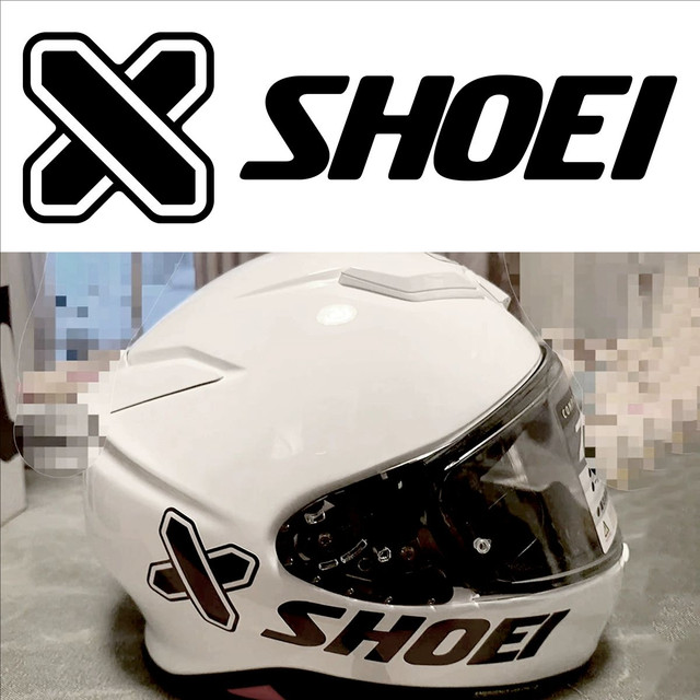 Suitable for motorcycle helmet X symbol reflective sticker SHOEI x14 x15 z7 z8 AGV decal pull pattern