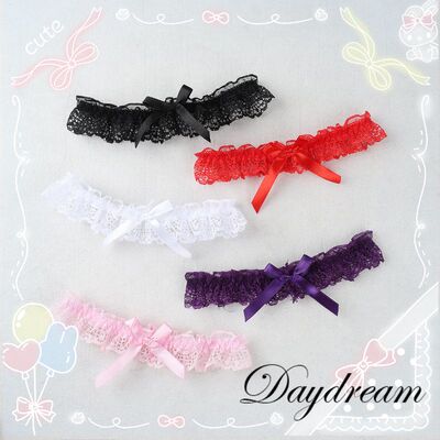 taobao agent Japanese lace leg strap for princess, socks, accessory for bride, Lolita style, lace dress