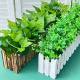 Simulated plants, green ivy, fake flowers and plants, plastic bouquets, fence ornaments, art set, decorations, living room and home decoration parts