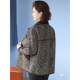 
Mom's coat 2025 autumn new style short woolen cardigan middle-aged and elderly women's fashionable casual tops