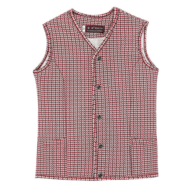 Mengtuo winter middle-aged and elderly women's camel velvet sleeveless cotton vest thickened warm close-fitting lightweight colorful waistcoat cotton vest