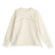CLOUDSPACE contrast color Hasselblad line design top 2025 spring slim pullover sweatshirt for women