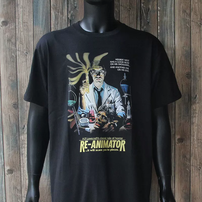 活跳尸t恤re Animator Lovecraft 活魔人猛鬼街鬼玩人t Shirt