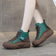 Casual thick sole women's shoes flat leather daddy shoes 2025 autumn new versatile high-top single shoes sports shoes trendy
