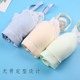 Girls' large -size bra, no steel ring, big breasts, small thin fixed -type collateral development period, cotton, cotton, fat mm underwear