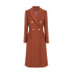 Lan Rose Large Size Women's Customer-supplied Double Twill Long Sleeve Dress Mid-length Twill Dual-purpose Long Skirt