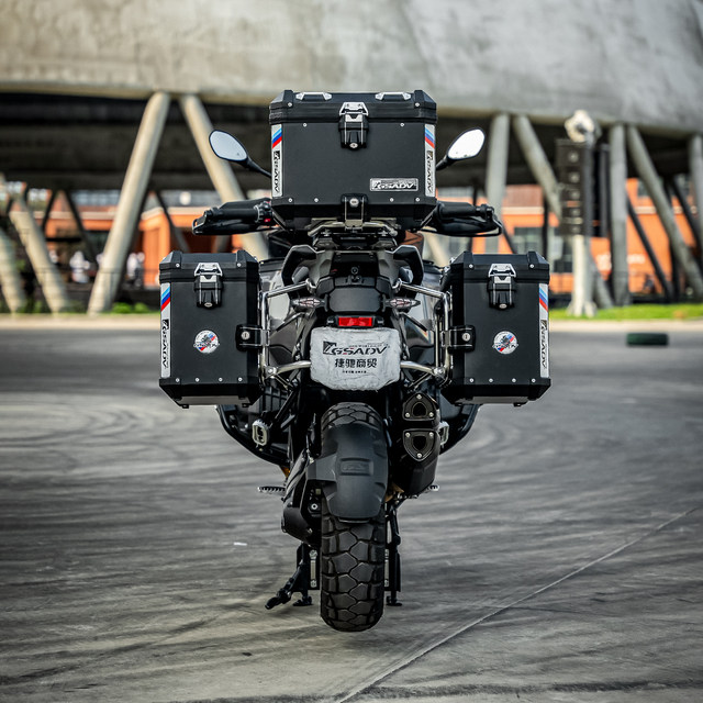 GSADV is suitable for BMW R1300ADV three-box aluminum alloy side box tail box motorcycle saddle bag motorcycle modification parts