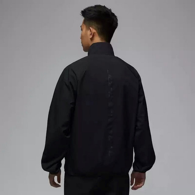 Nike Nike Jacket Men's 2025 Spring New JORDAN Woven Stand Collar Warm-up Sports Jacket HF9886-010
