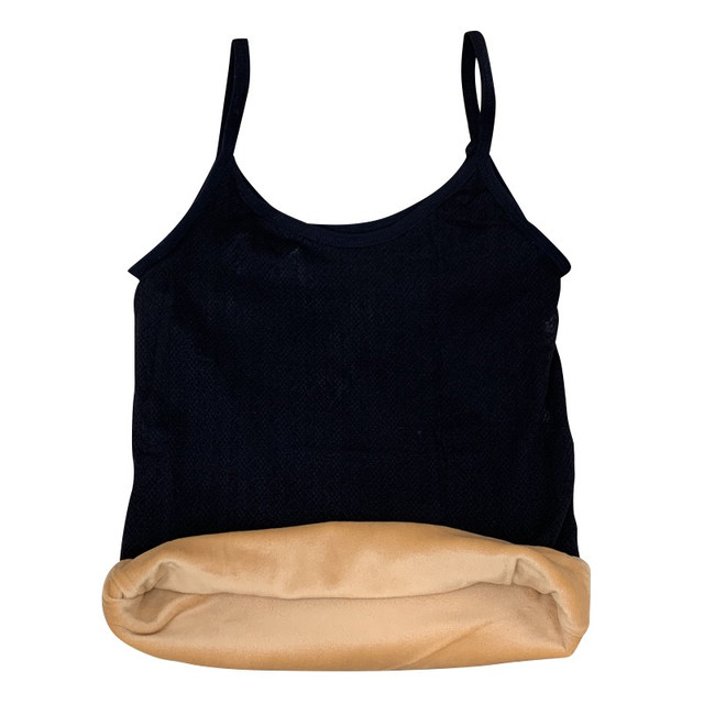 Add velvet thickened warm camisole vest 2022 new Korean versions of the versatile slim body with top and bottom shirt female