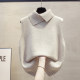 Lapel knitted vest vest for women 2025 Spring and Autumn New Loose Outer Wear Horse Clip Layered Fashionable Sweater Vest
