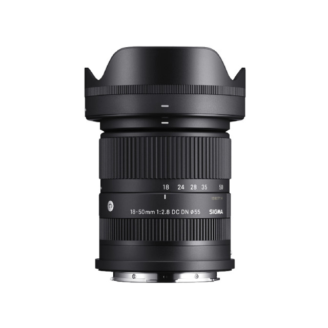 Sigma 18-50mm F2.8 DC half-frame zoom Fuji Sony lens official