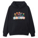 Class uniforms and sweatshirts customized hooded long-sleeved plush fleece junior and senior high school sports meeting jacket autumn work clothes printing logo