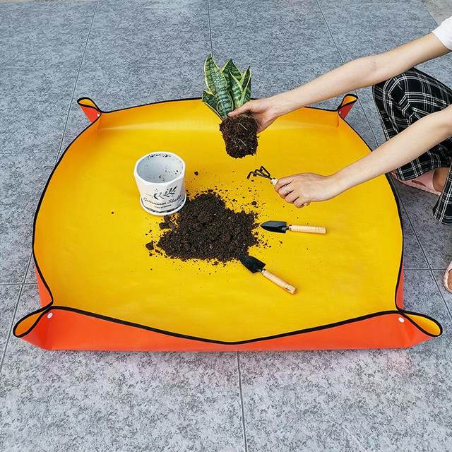 Gardening floor mats, soil mats, succulent tools, plant repots, soil mats, waterproof home balcony gardening mats