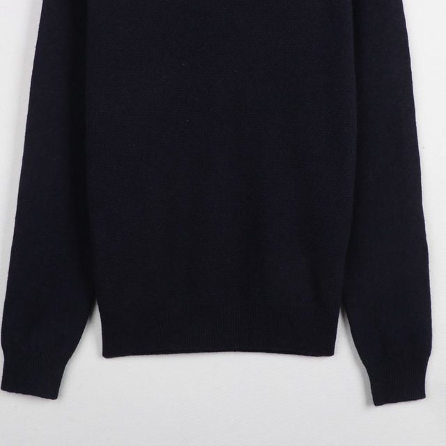 Sunshine Home Spring New Foreign Trade European and American Large Size Men's Sweater 100 Wool Round Neck Pullover Knitted Sweater Base