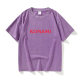 KONAMI logo T -shirt short -sleeved tide clothes female male round neck large size loose summer couple clothes on cotton
