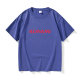 KONAMI logo T -shirt short -sleeved tide clothes female male round neck large size loose summer couple clothes on cotton