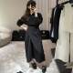 EASE authentic women's clothing, casual big brand design, spring new style, waist-crossing, tone, temperament shirt dress
