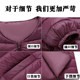Mother's clothing with down lining for middle-aged and elderly women, thin and large size cold-proof clothing, close-fitting small cotton-padded jacket