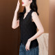 Summer ladies lace sling vest high-end hollow small v-neck sleeveless top with thin lace shirt