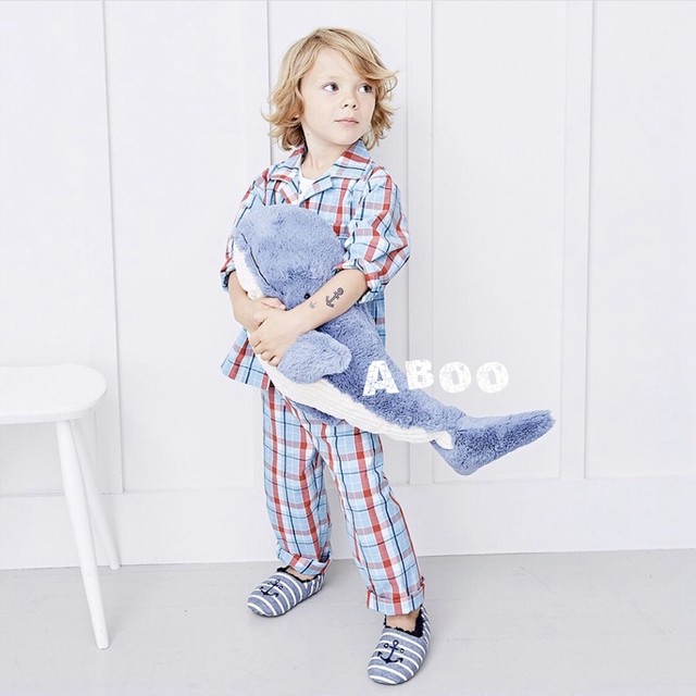 ABOO British Jellycat gives a newborn child and a friend a gift whale to soothe doll doll
