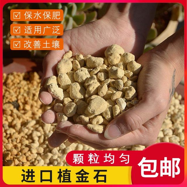 Special stone for planting gold stone orchid, Japan imported original granular stone Satsuma earth orchid paving mixed soil nutritious soil