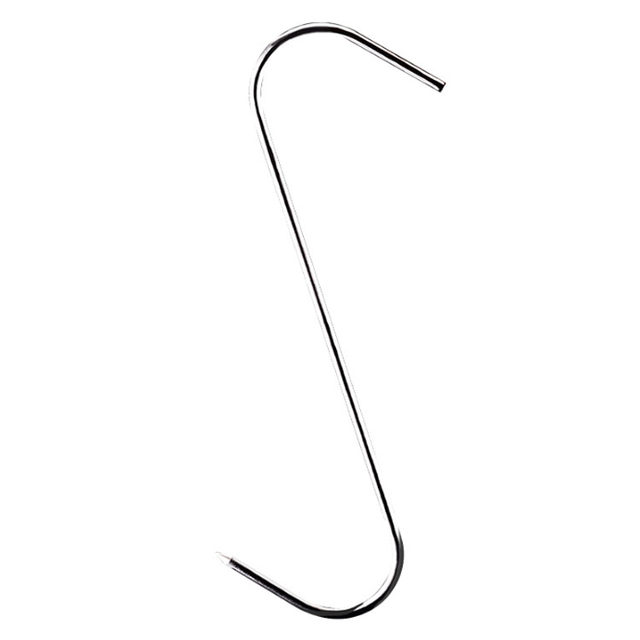 Stainless steel bacon hook S-shaped single hanging meat roast chicken roast duck oven goose squab pigeon beef sausage hook hook