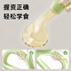 Baby PPSU Spoon Learn to Eat Training Silicone Spoon Newborn Babies Eat Children's Tableware Complementary Food Portable