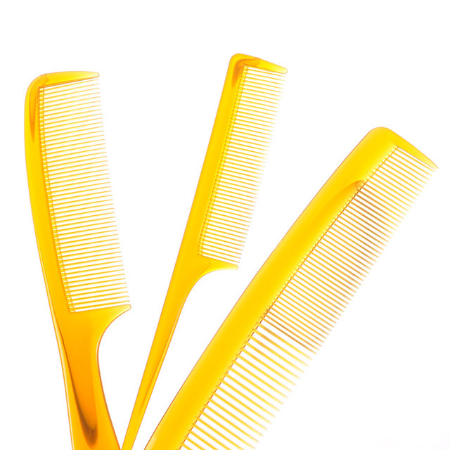 Beef tendon comb mirror four-piece set beef tendon comb long hair small ...