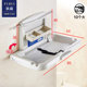 The third bathroom baby care table folding mother and baby room diaper changing bed wall-mounted bathing console