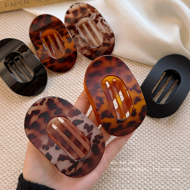 High-end flat hairpin for women with small hair, duckbill hairpin for the back of the head, abalone hairpin, hairpin, headwear